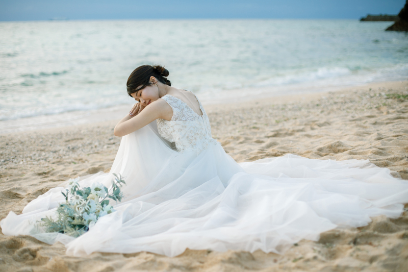 海風がやさしく髪を揺らして、