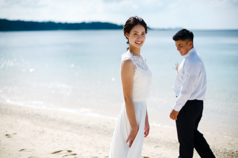 きらきらの海と