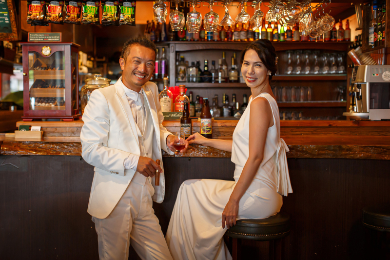 最後はムーディーに