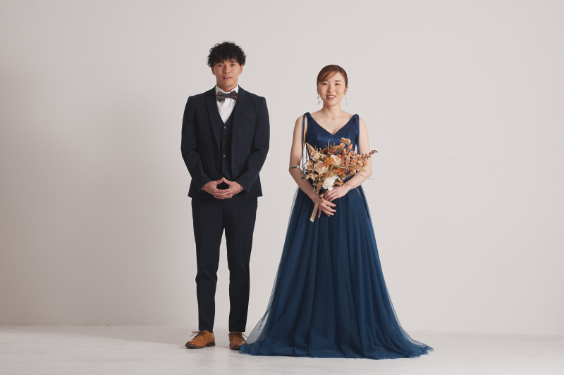 スタジオ撮影の最初のカット。