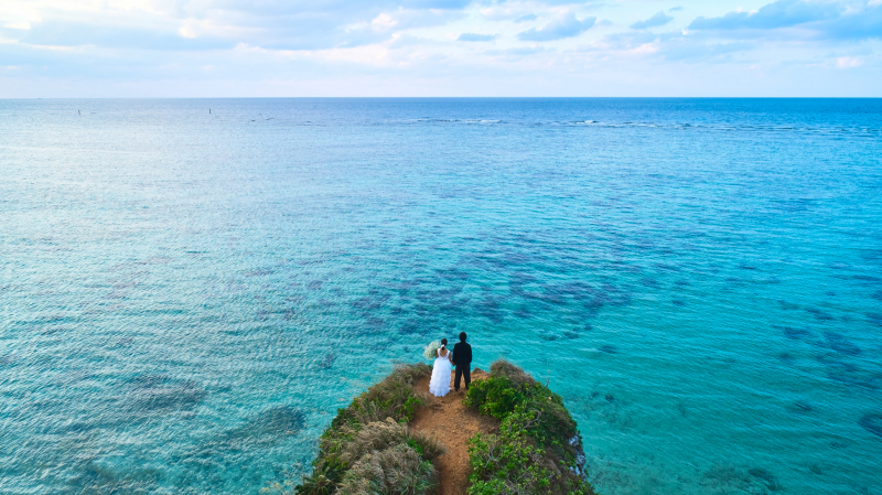 Navy Wedding_ドローン撮影できる