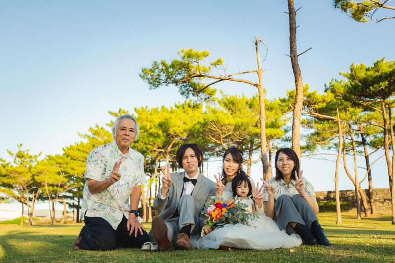 Navy Wedding_家族・友人を撮影に呼べる