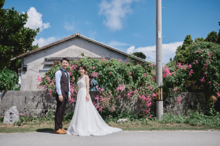 Navy Wedding_ハレなお二人