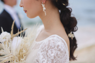 Navy Wedding_美しいサンセットと