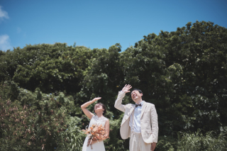 Navy Wedding_青空の下、ふたりで