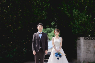 Navy Wedding_ハレなお二人