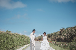 Navy Wedding_青空の下、ふたりで