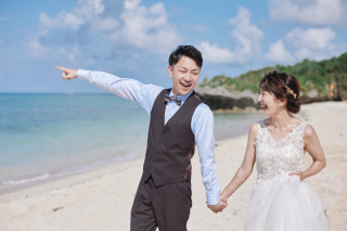 Navy Wedding_ハレなお二人