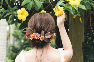 オリジナルヘッド装花(¥5,500〜)