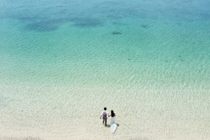 Navy Wedding_海で撮影できる