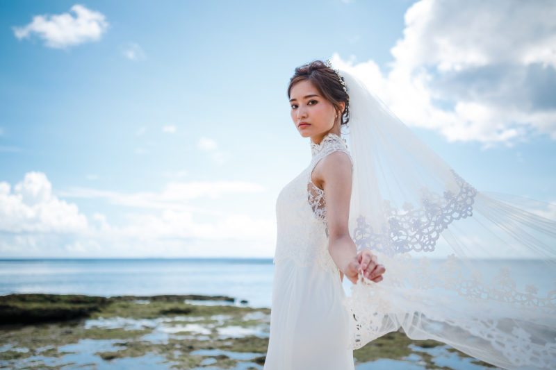 Navy Wedding_女性のフォトグラファーがいる