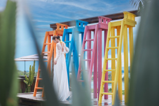 Navy Wedding_Casa Sol・ガーデンロケ