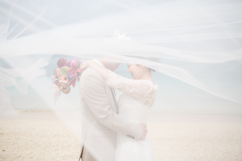 Navy Wedding_女性のフォトグラファーがいる