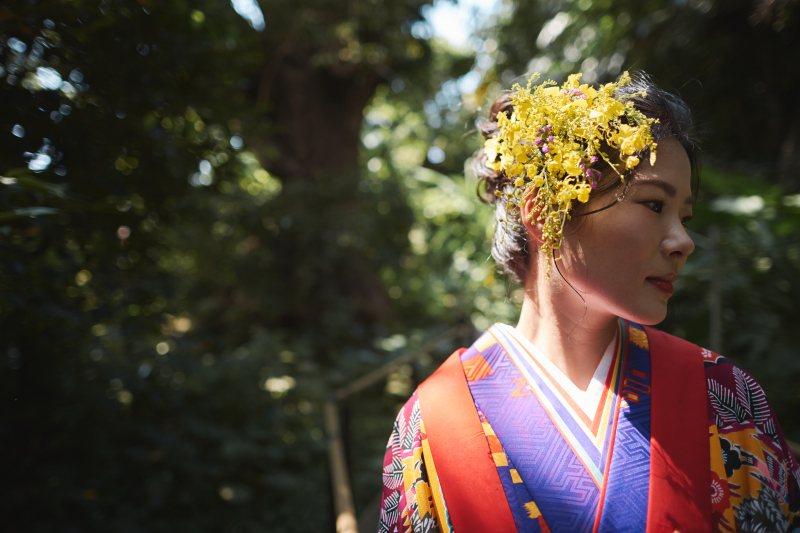 琉装ロケもドレスでビーチも。2つのロケ地を巡る欲張りプラン！