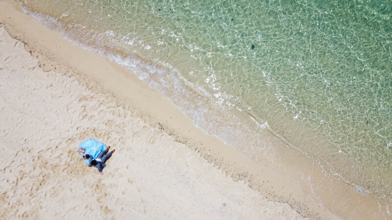 【ムービー付き】ドレス・タキシード1点｜データ100カット｜ビーチロケ