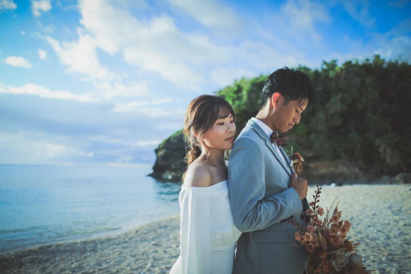 【20Pアルバムつきプラン】データ100カット｜ドレス&タキシード1点｜ビーチフォト