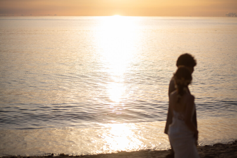 【サンセット&ドローン撮影つき！】データ180カット｜ドレス・タキシード1点｜ビーチフォト｜ムービー