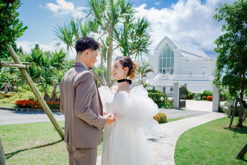 【ムービープラン+純白のチャペルフォト】フォト&ムービー|ビーチ撮影|2ロケーション|2面台紙写真つき