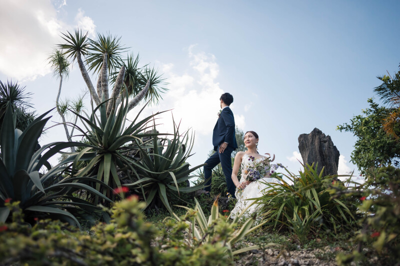 【東南植物楽園ロケ】ドレス・タキシード1点｜データ150カット｜ビーチフォト