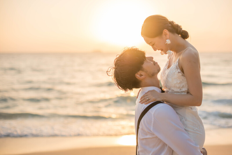 【サンセットロケ】ドレス・タキシード1点｜データ120カット｜ビーチロケ2回！！