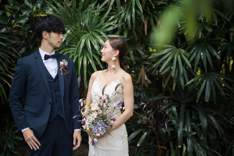 【東南植物楽園ロケ】ドレス・タキシード1点｜データ150カット｜ビーチフォト