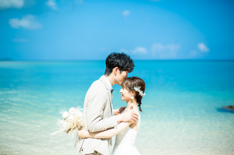 【ドローンフォト&ムービー】ドレス・タキシード1点｜データ100カット｜ビーチロケ