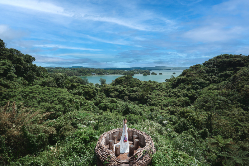 【自然とアートが彩るウェディングフォト】ドレス・タキシード1点｜データ100カット｜ドローンフォト｜ビーチ撮影付き