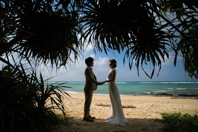 【残波岬ロケ】ドレス・タキシード1点｜データ130カット｜ビーチ撮影付き