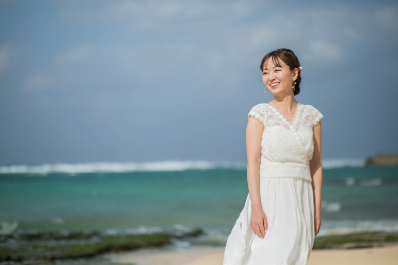 【残波岬ロケ】ドレス・タキシード1点｜データ130カット｜ビーチ撮影付き