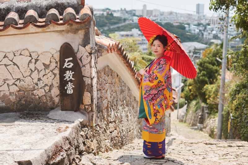 琉装ロケもドレスでビーチも。2つのロケ地を巡る欲張りプラン！