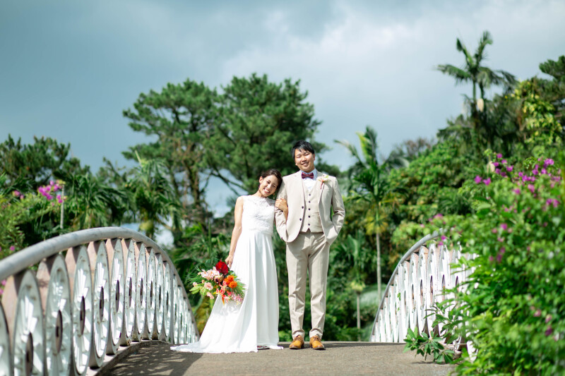 【ムービー&東南植物楽園ロケ】ドレス・タキシード1点｜データ150カット｜ビーチ撮影付き