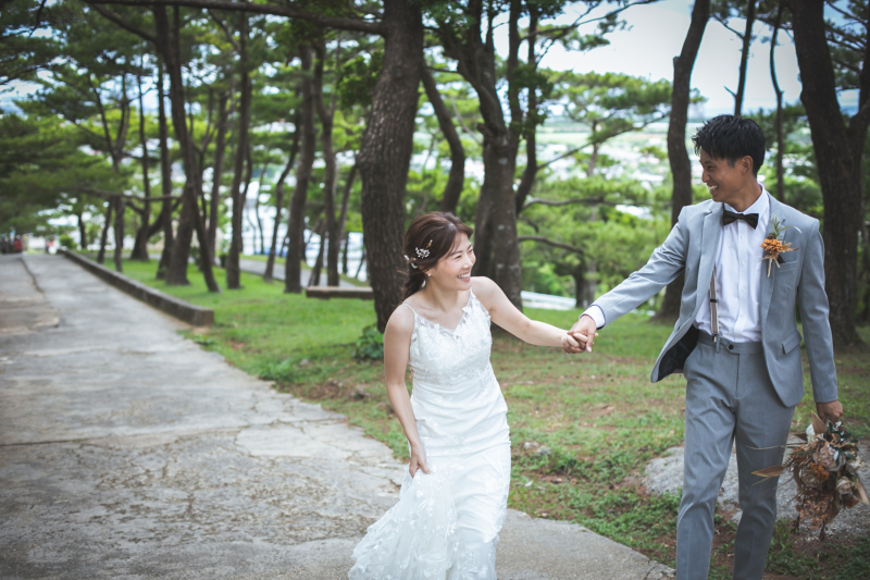 【世界遺産&times;美ら海】座喜味城跡＆天然ビーチフォト☆100カット・衣装＆ヘアメイク込