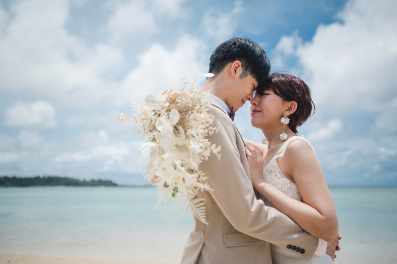 【ムービー付き】ドレス・タキシード1点｜データ100カット｜ビーチロケ