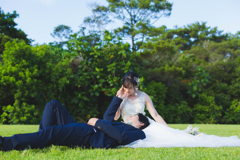 【ムービー&ビオスの丘ロケ】ドレス・タキシード1点｜データ150カット｜ビーチ撮影付き