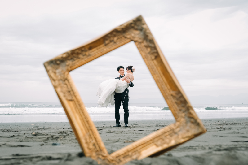 アートな写真でお二人をパシャリ!!