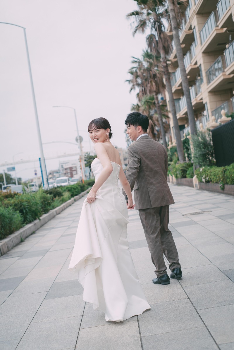 海までの移動中もフォトスポットに