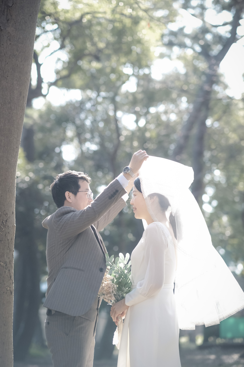 木漏れ日が素敵な公園で♪