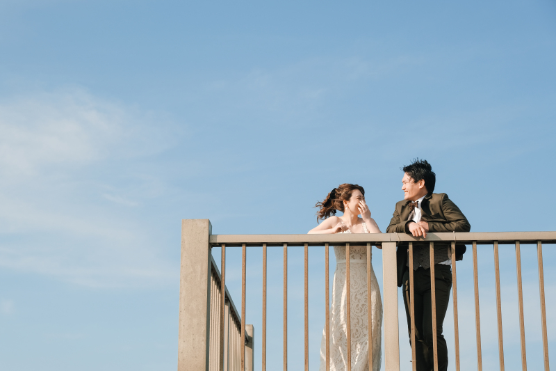 空の下で楽しくお話