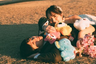 夕日から夜にかけて