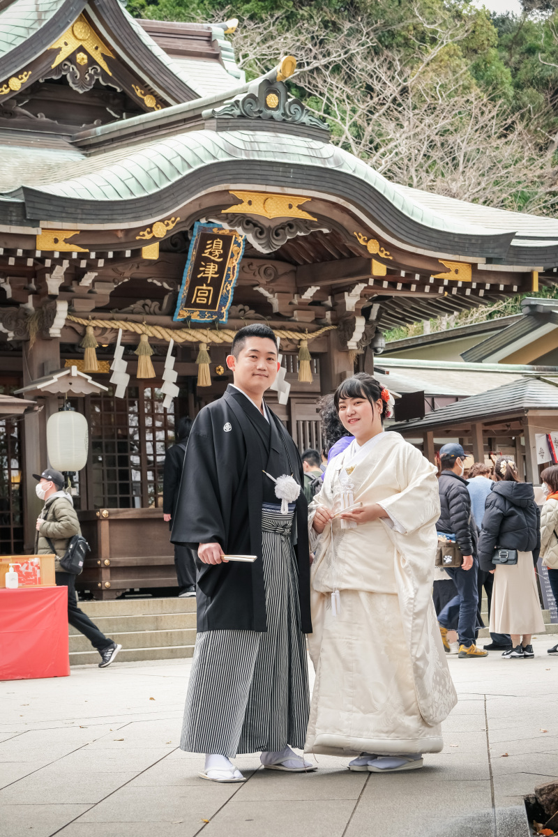 江島神社を目指して