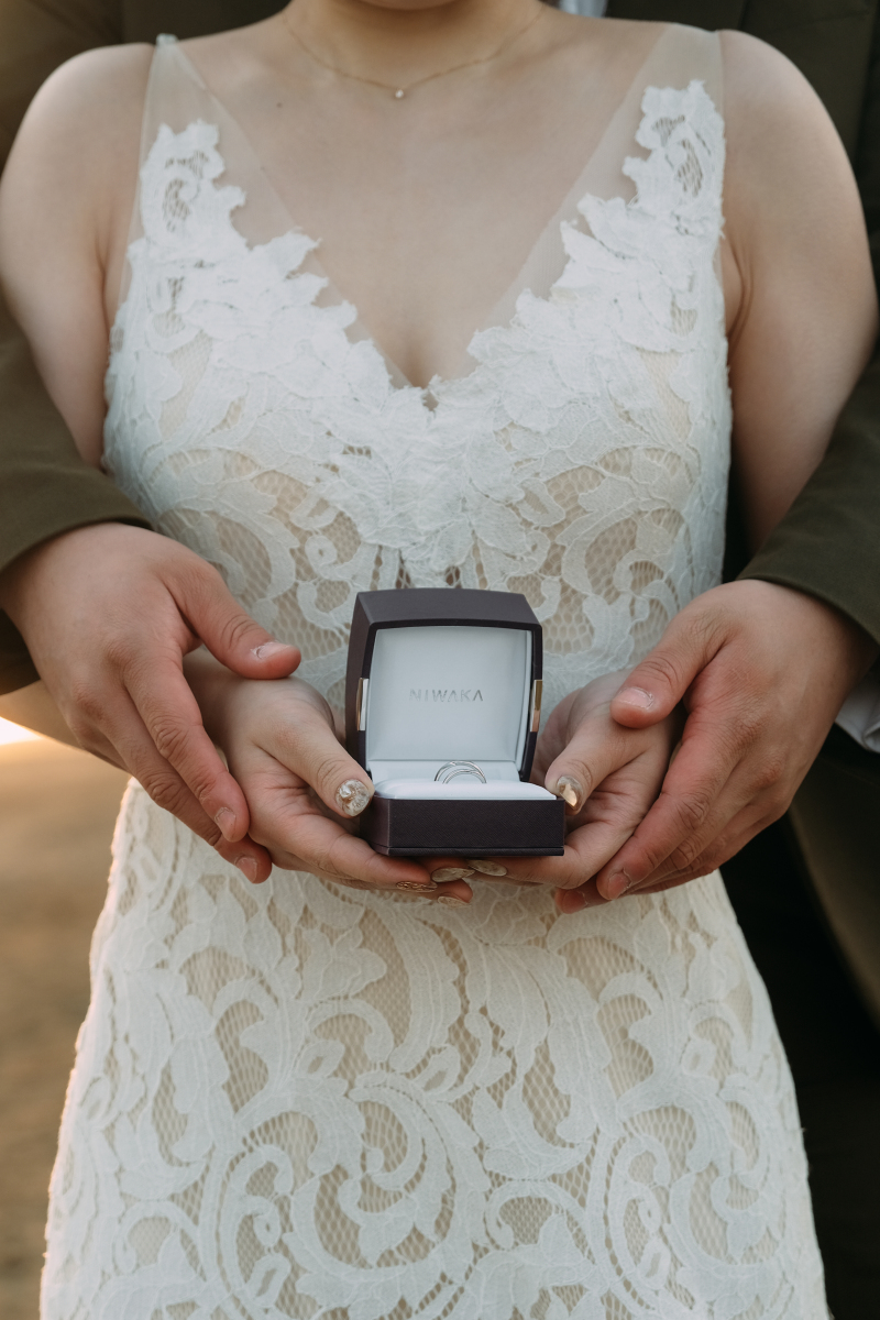 お二人の大切な指輪と一緒に