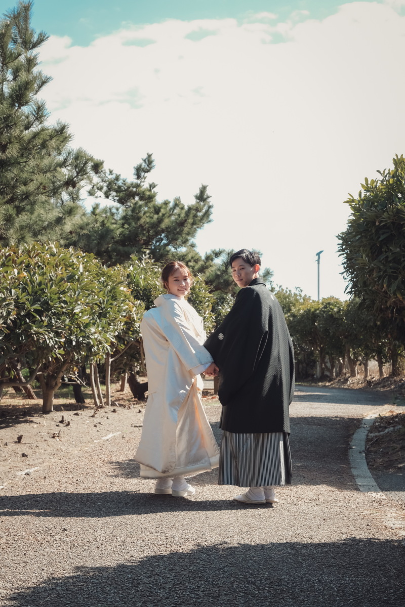 歩いているお二人をパシャリ！！