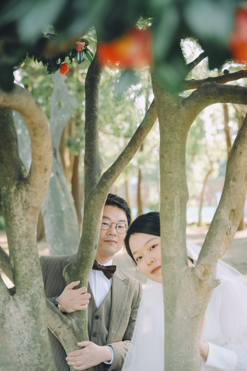 間からひょっこり!