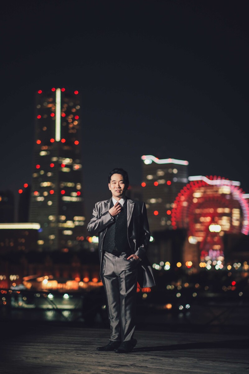 夜景とソロショット