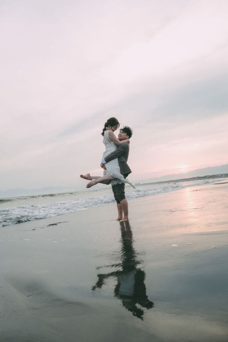 海でしか撮れない壮大さ