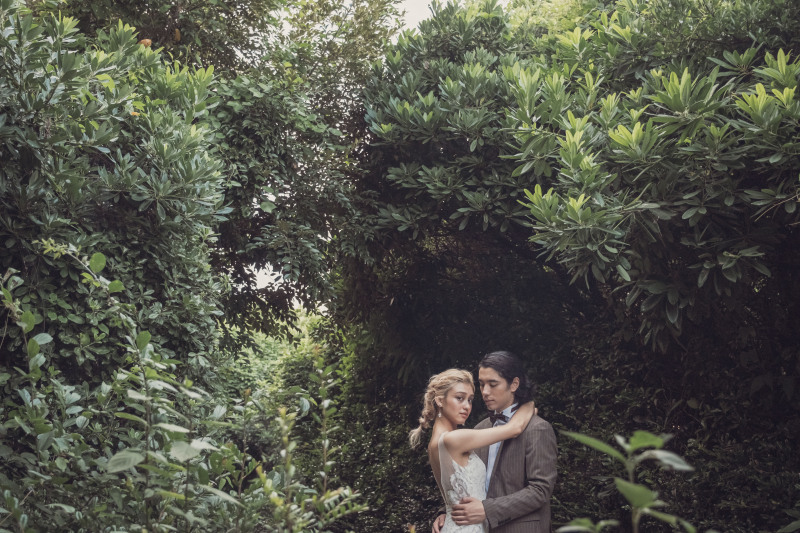 片瀬西浜の森で