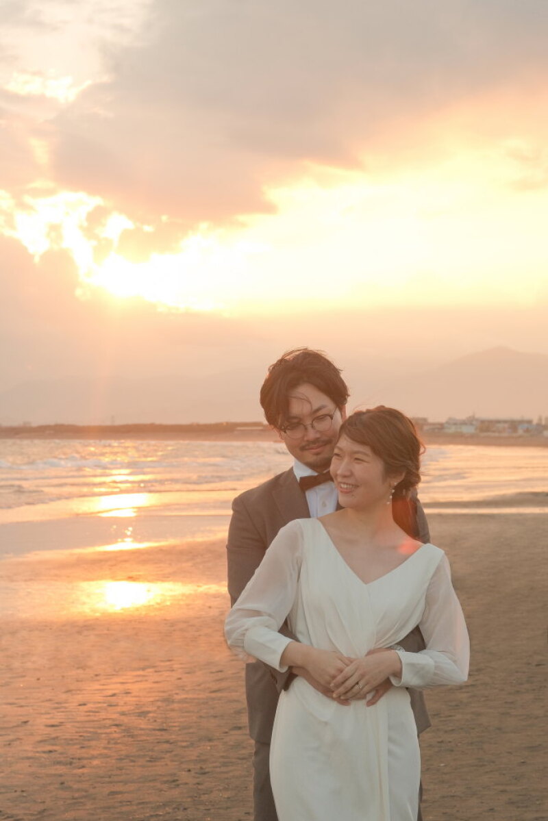 夕陽撮影といったら西浜海岸！