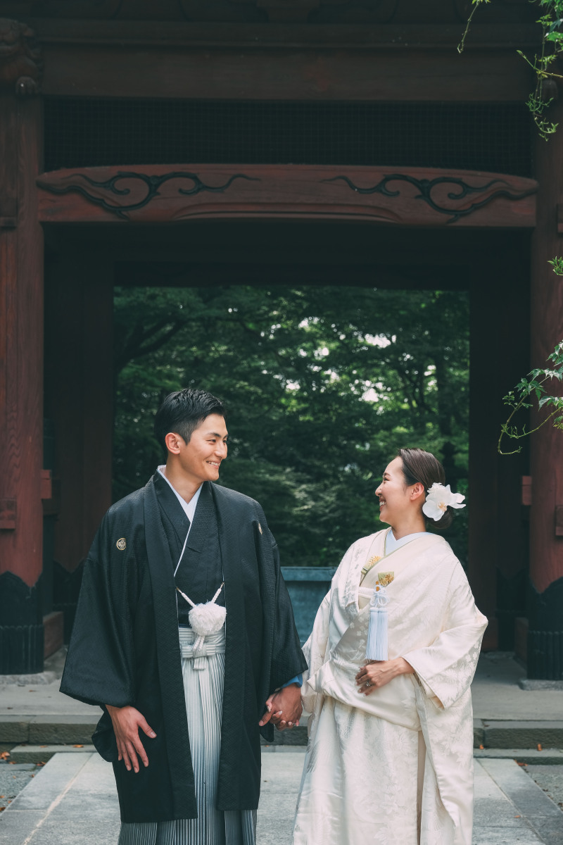 一緒にくぐって