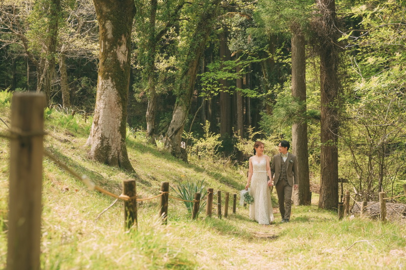 森林でのお散歩