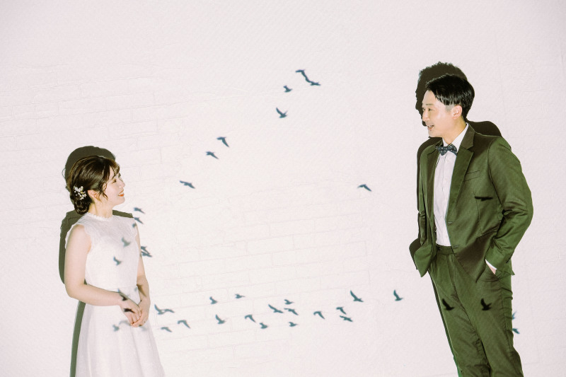 スタジオプロジェクター撮影